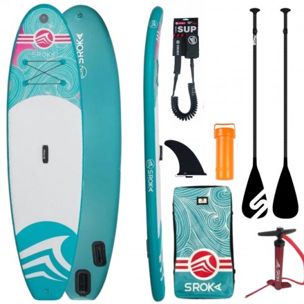 pack sup sroka fusion girly 10' ( pagaie side on carbon )
