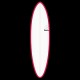 Surf Torq funboard  berry 6'8