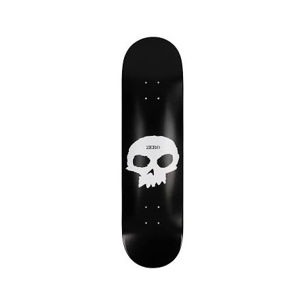 skateboard deck zero single skull 8'375