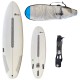 pack surf bekain funboard 7'2 ( leash + housse )
