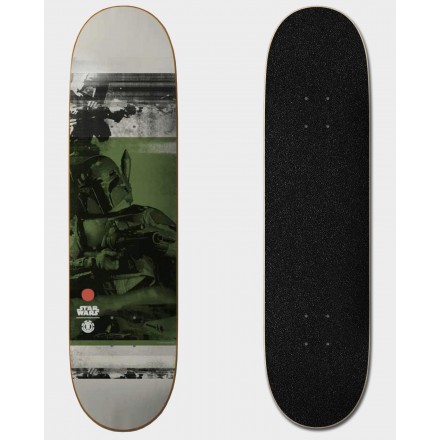 skateboard deck element boba fett sw 8'25